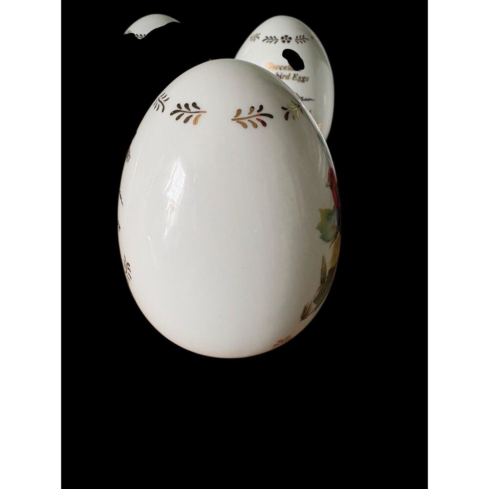 Danbury Mint Roger Tory Peterson Porcelain Songbird Egg Scarlet Tanager 1995 - Picture 4 of 6